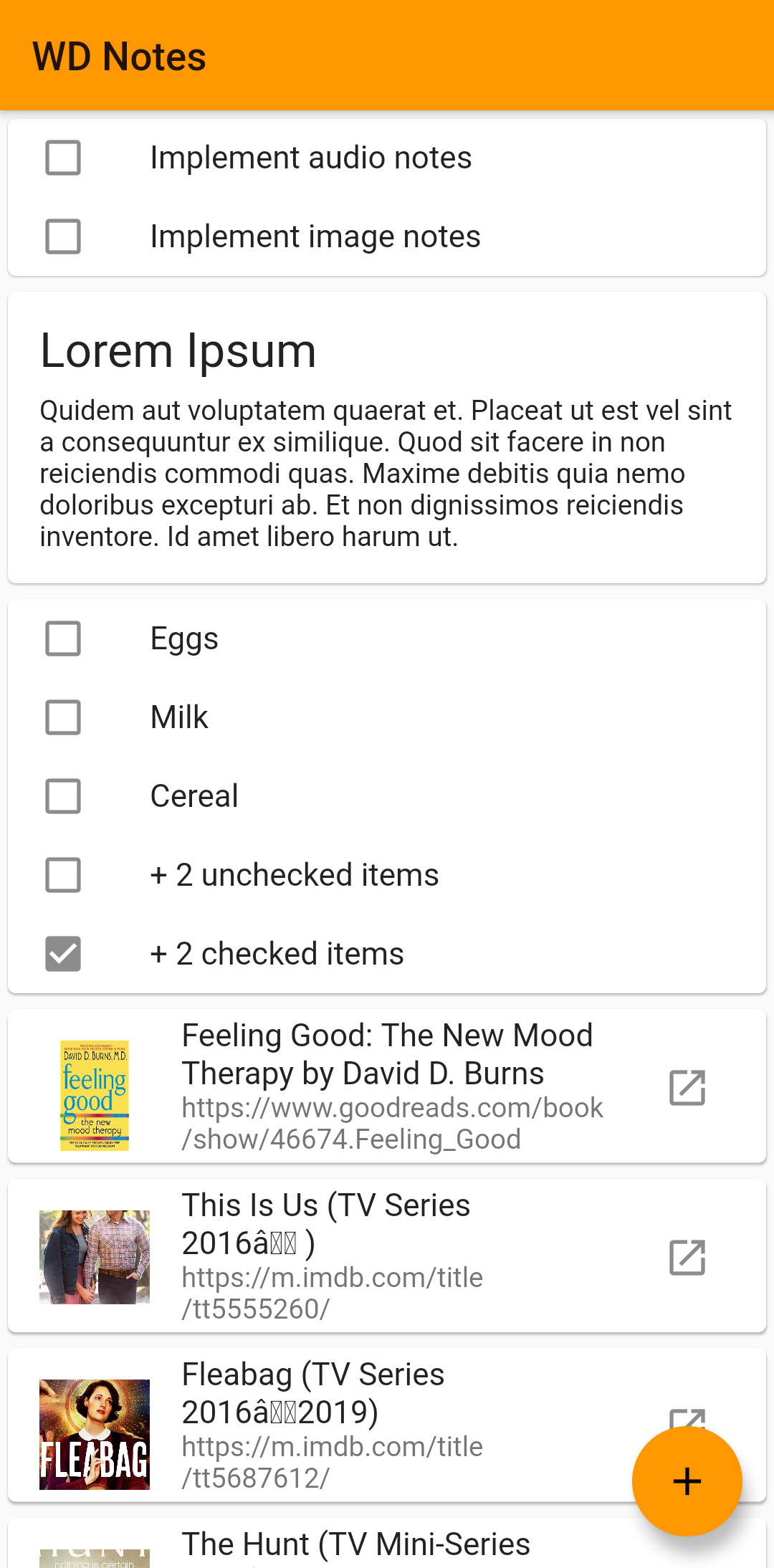 WD Notes screenshot 2