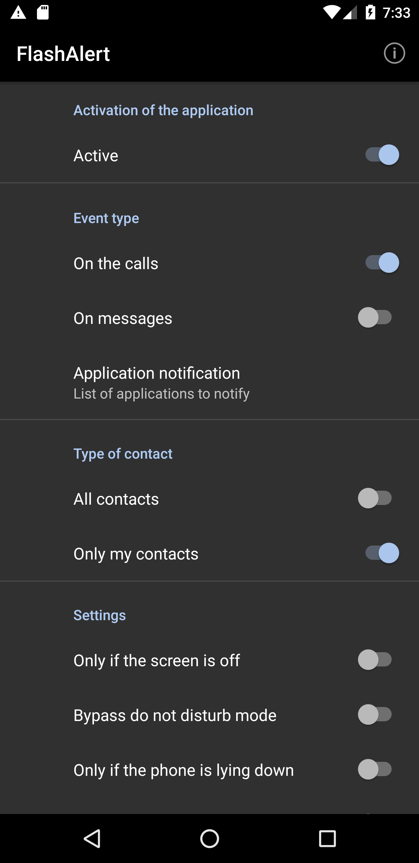Flash Alert (Calls & SMS) screenshot 10