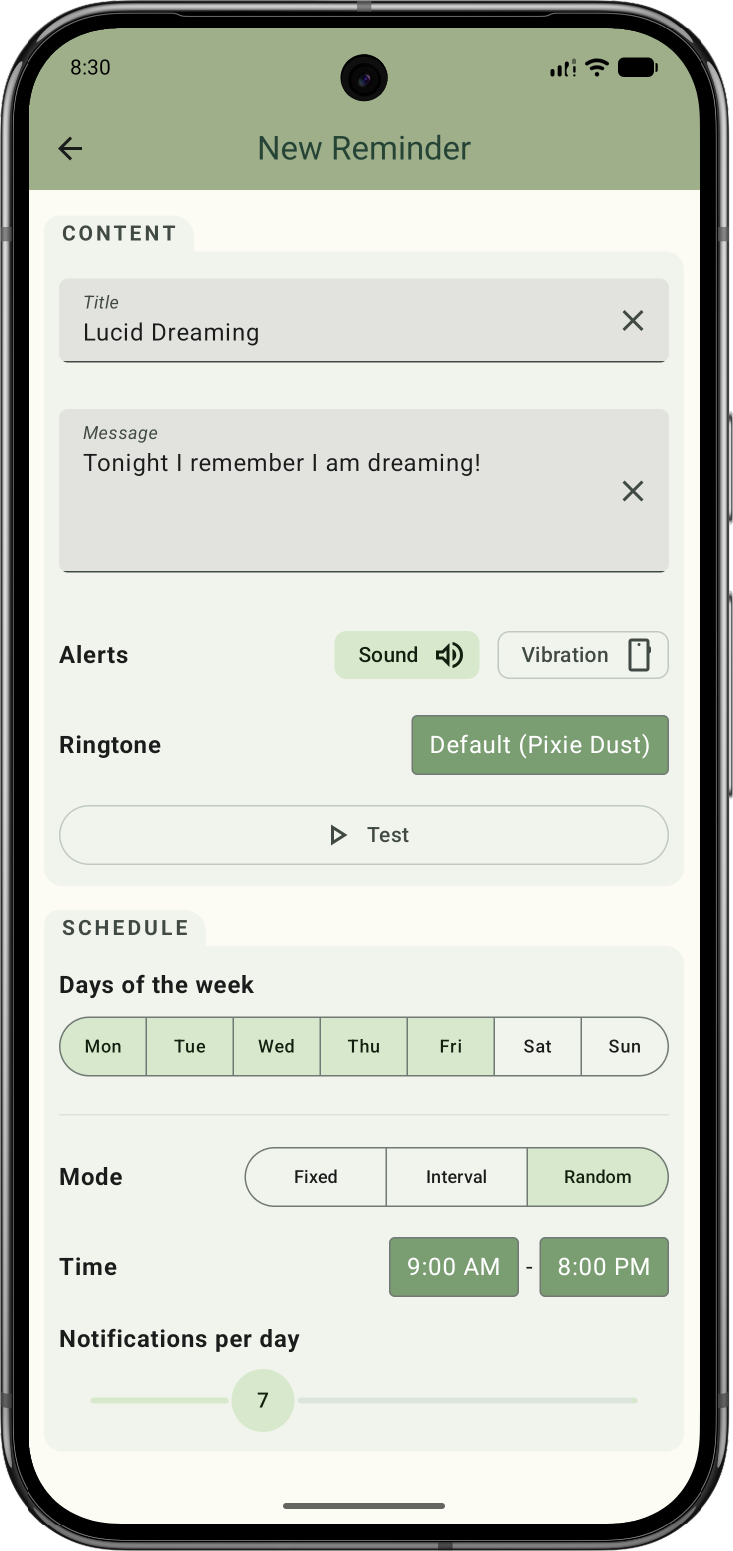 Stochastic Reminder screenshot 2