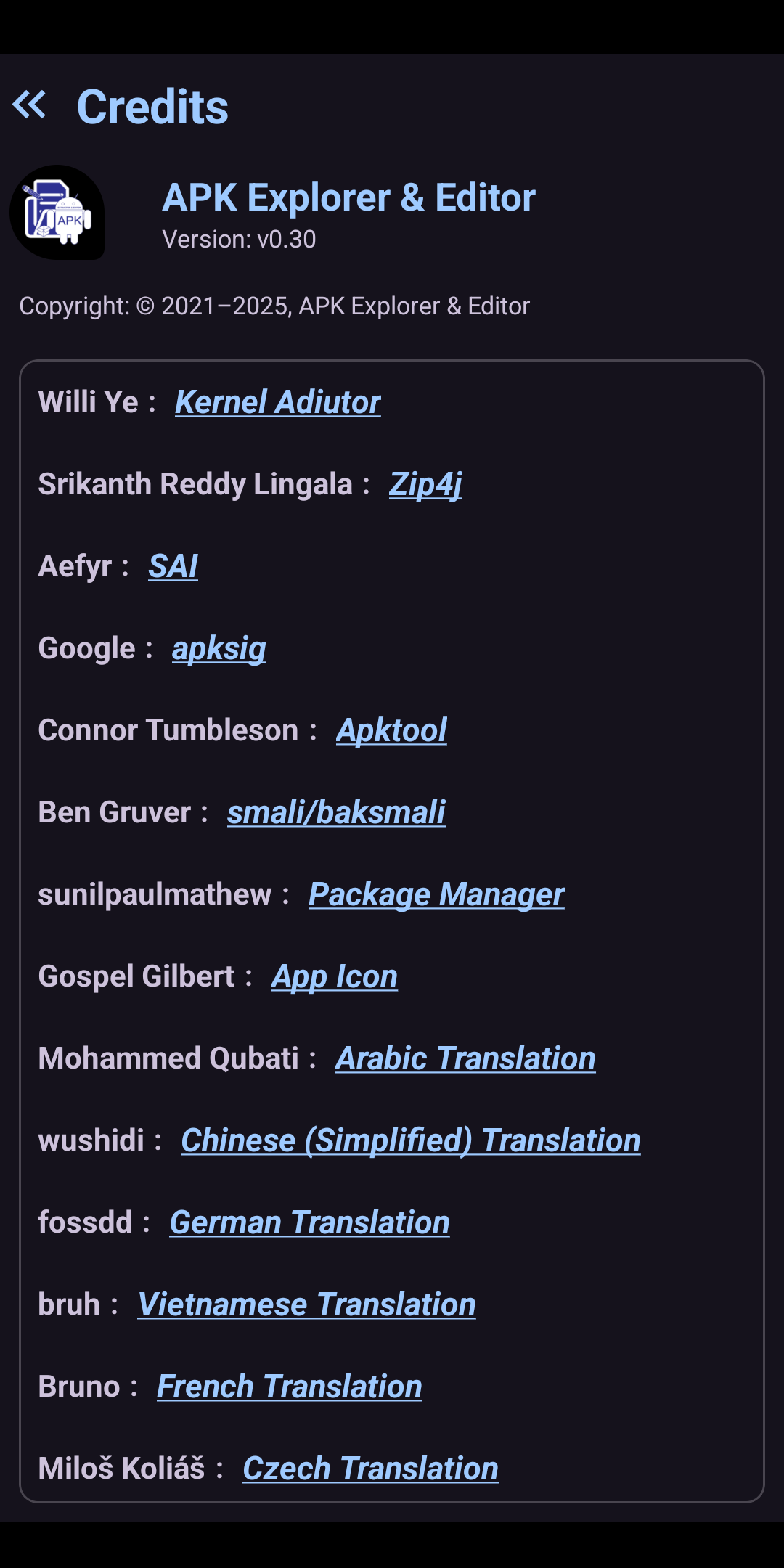 APK Explorer & Editor screenshot 5