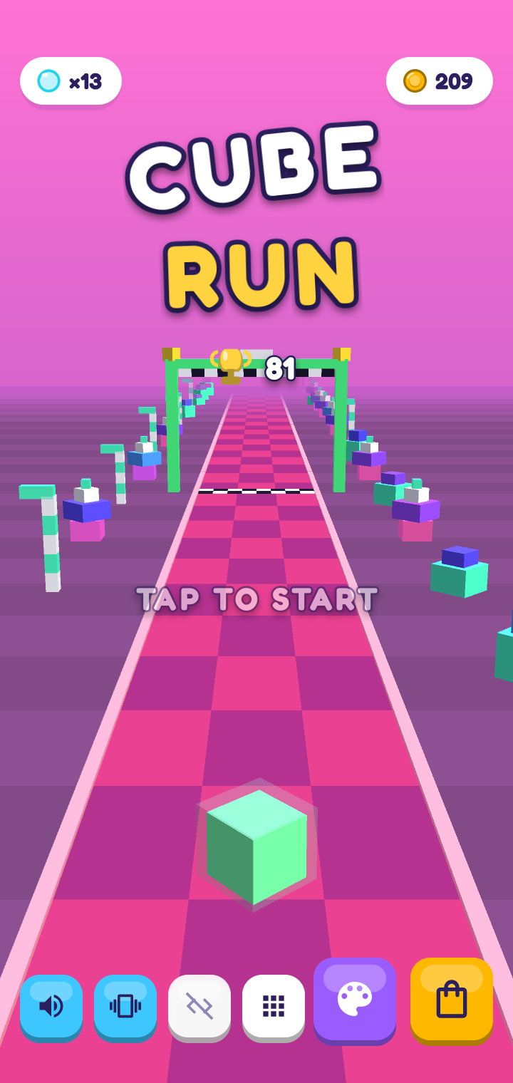 Cube Run screenshot 1