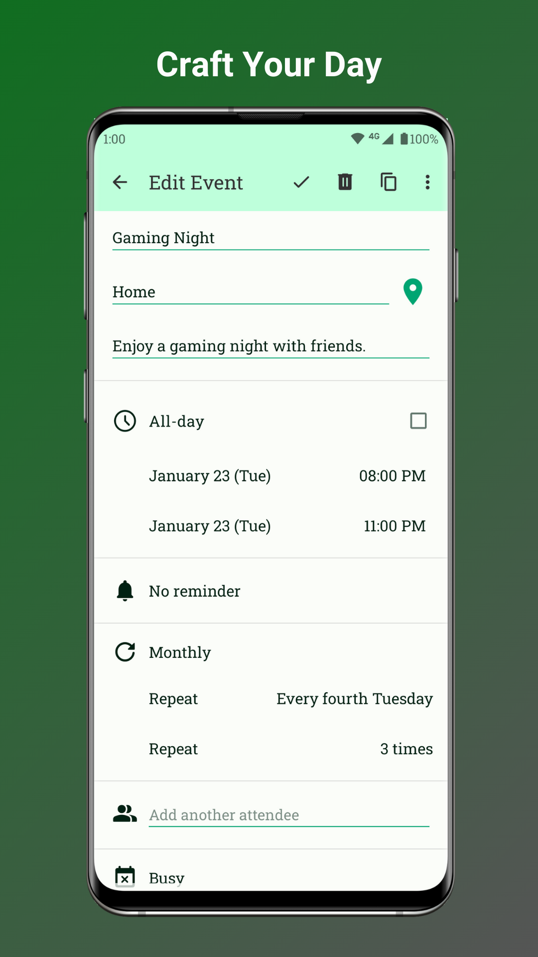 Fossify Calendar screenshot 5