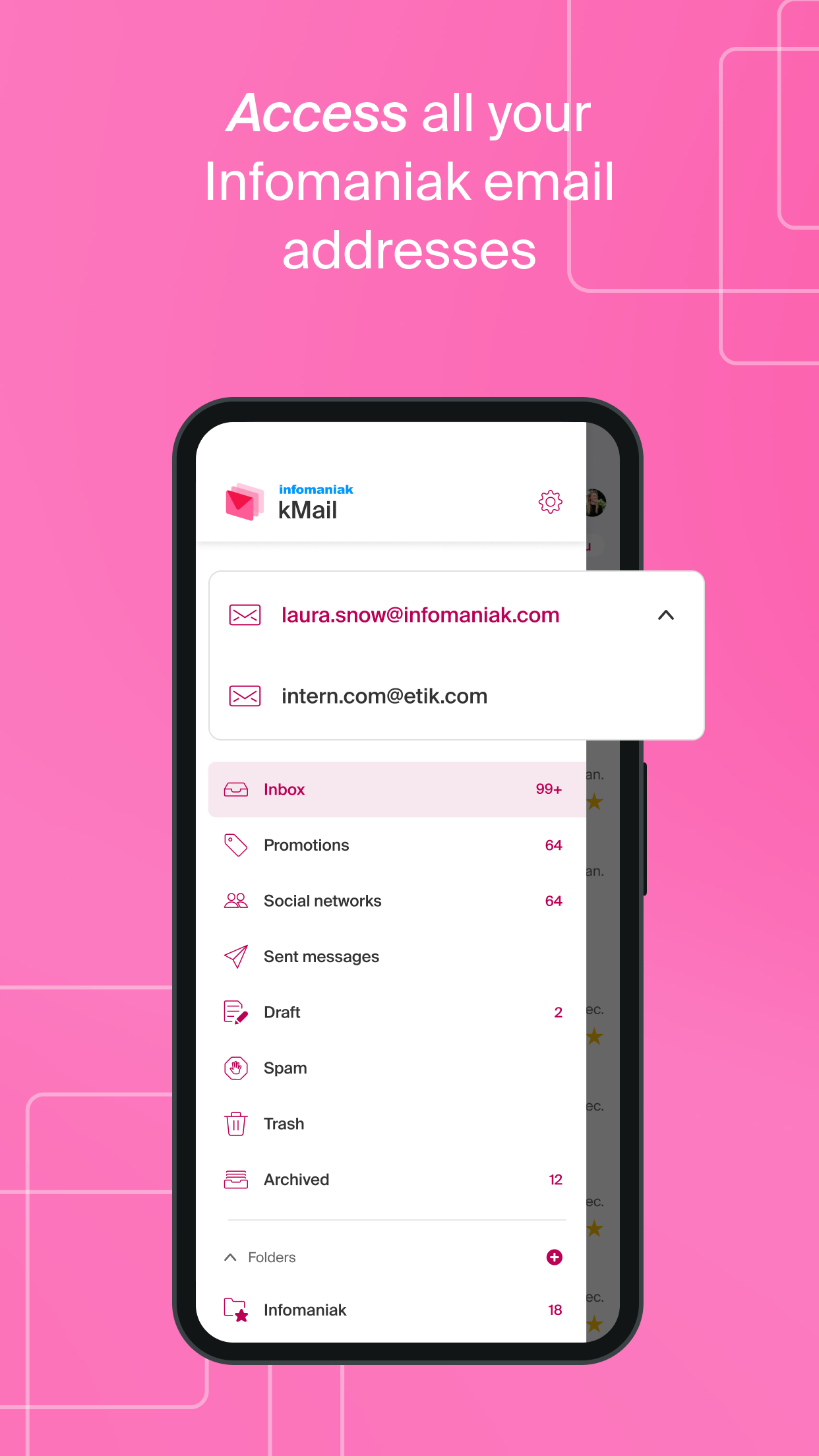 Infomaniak Mail screenshot 3