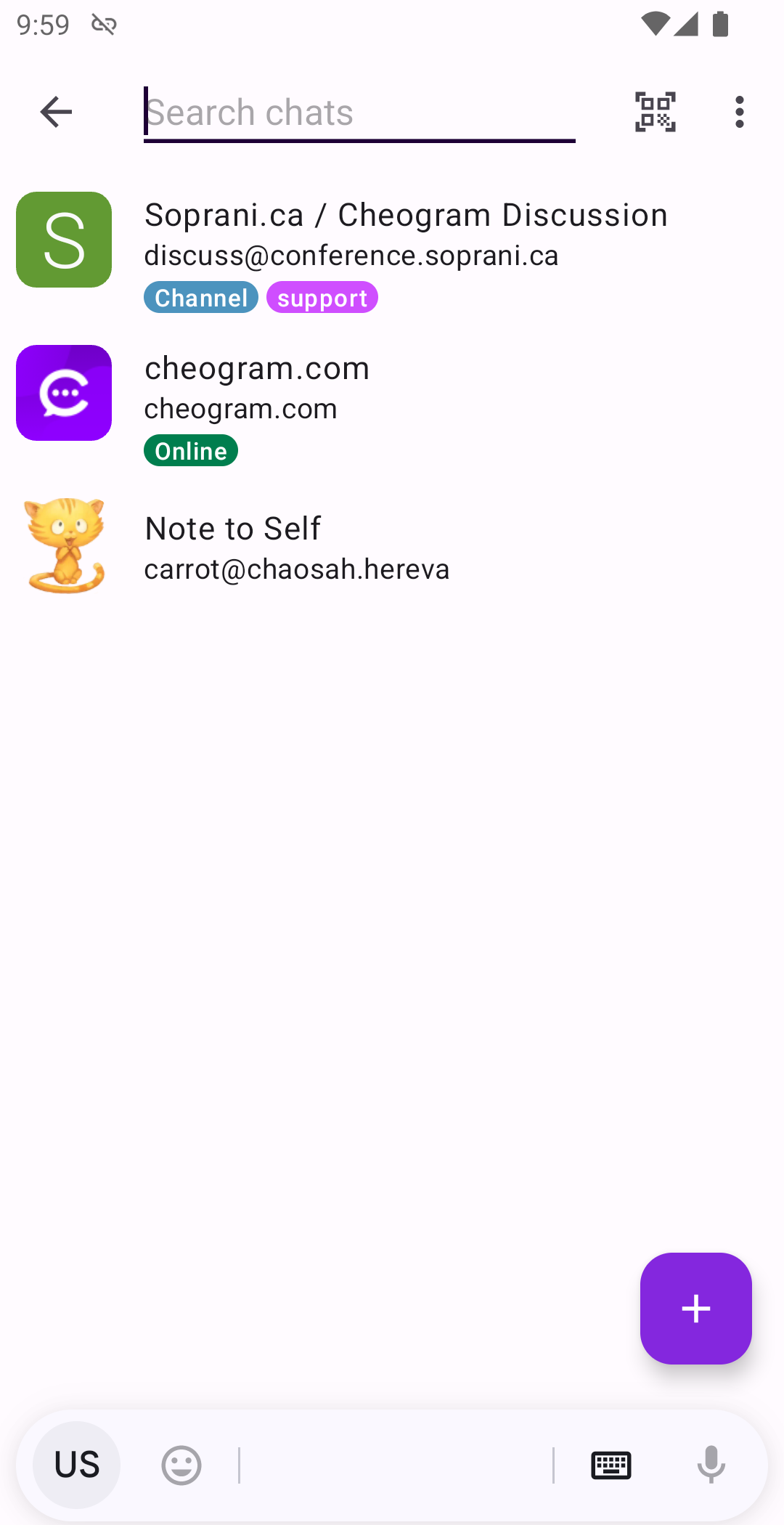 Cheogram screenshot 5