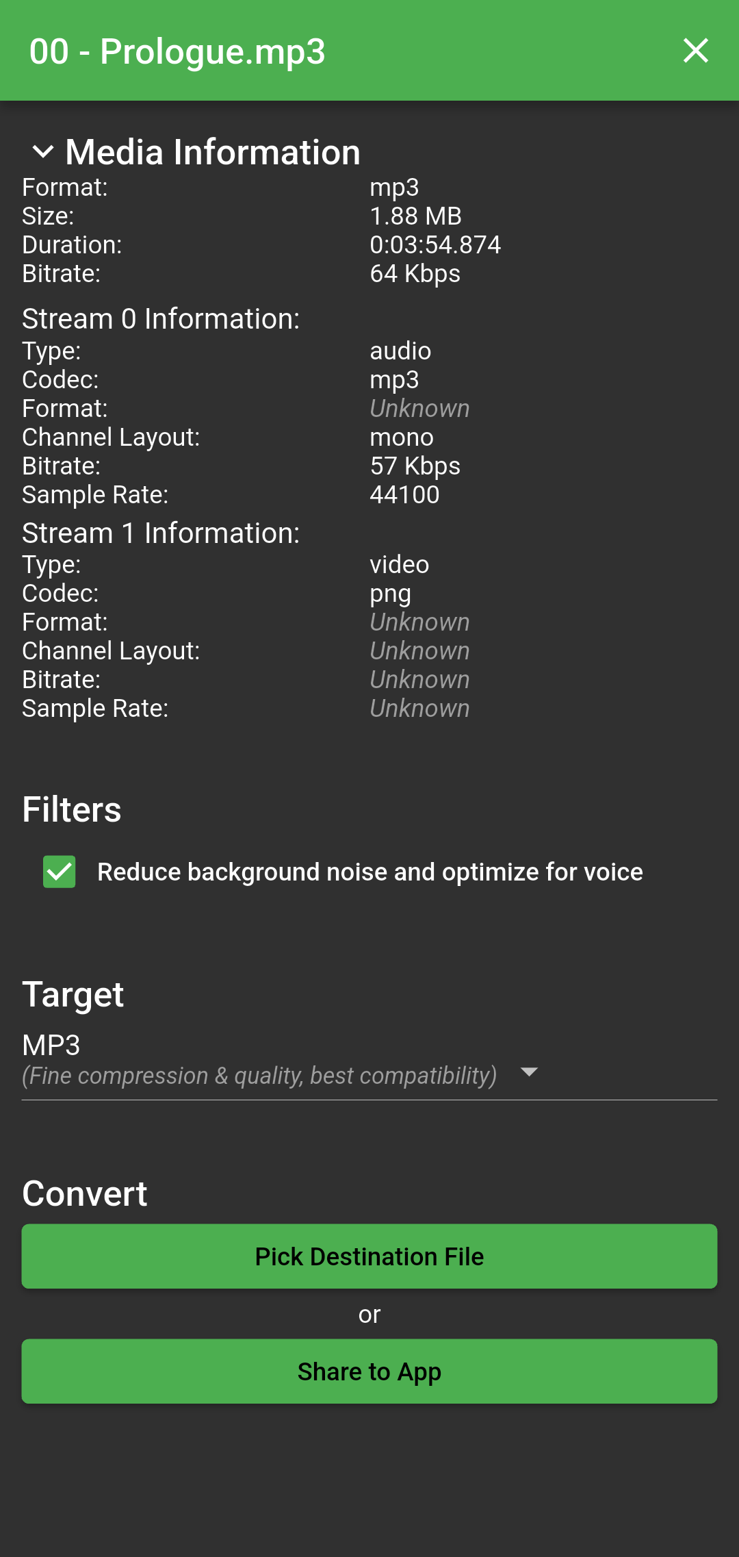Simple Audio Converter screenshot 2