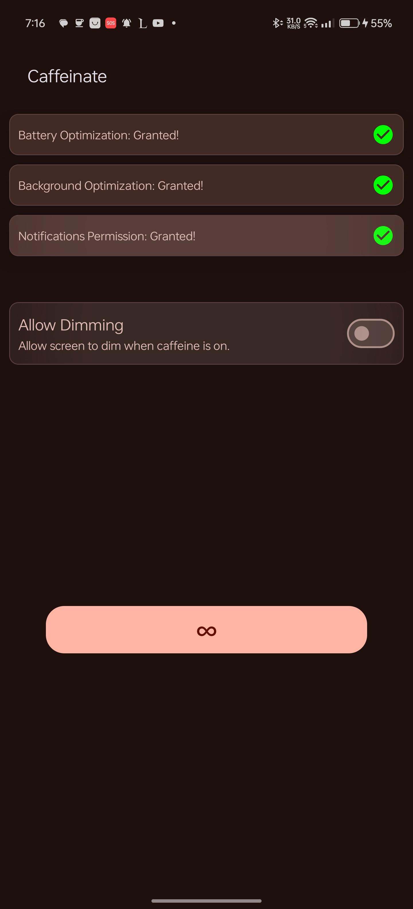 Caffeinate screenshot 3