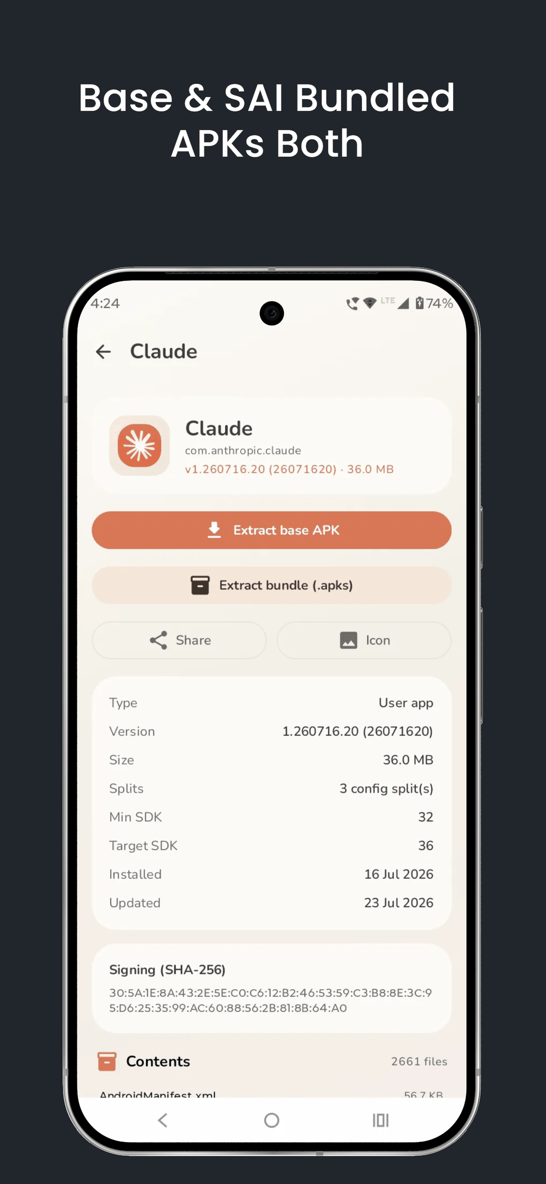 Vadhod APK Extractor screenshot 2