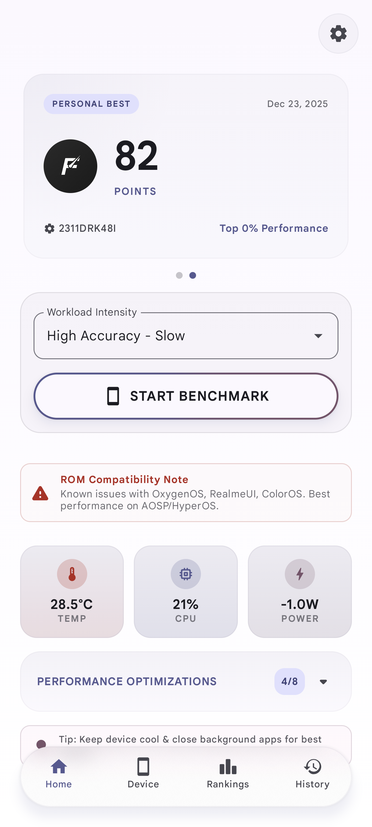 Finalbenchmark 2 - CPU Test screenshot 1