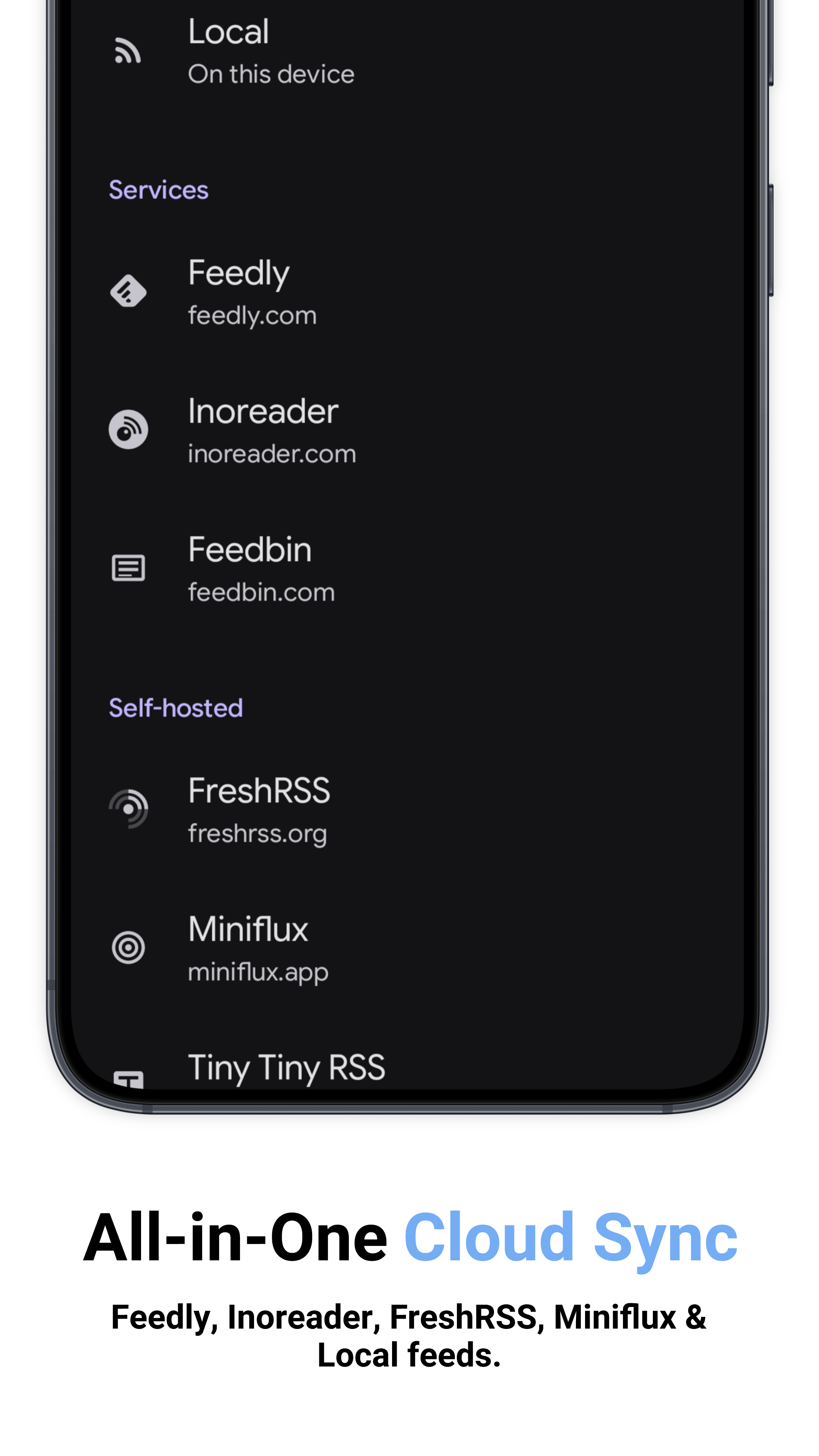 Feedora screenshot 4
