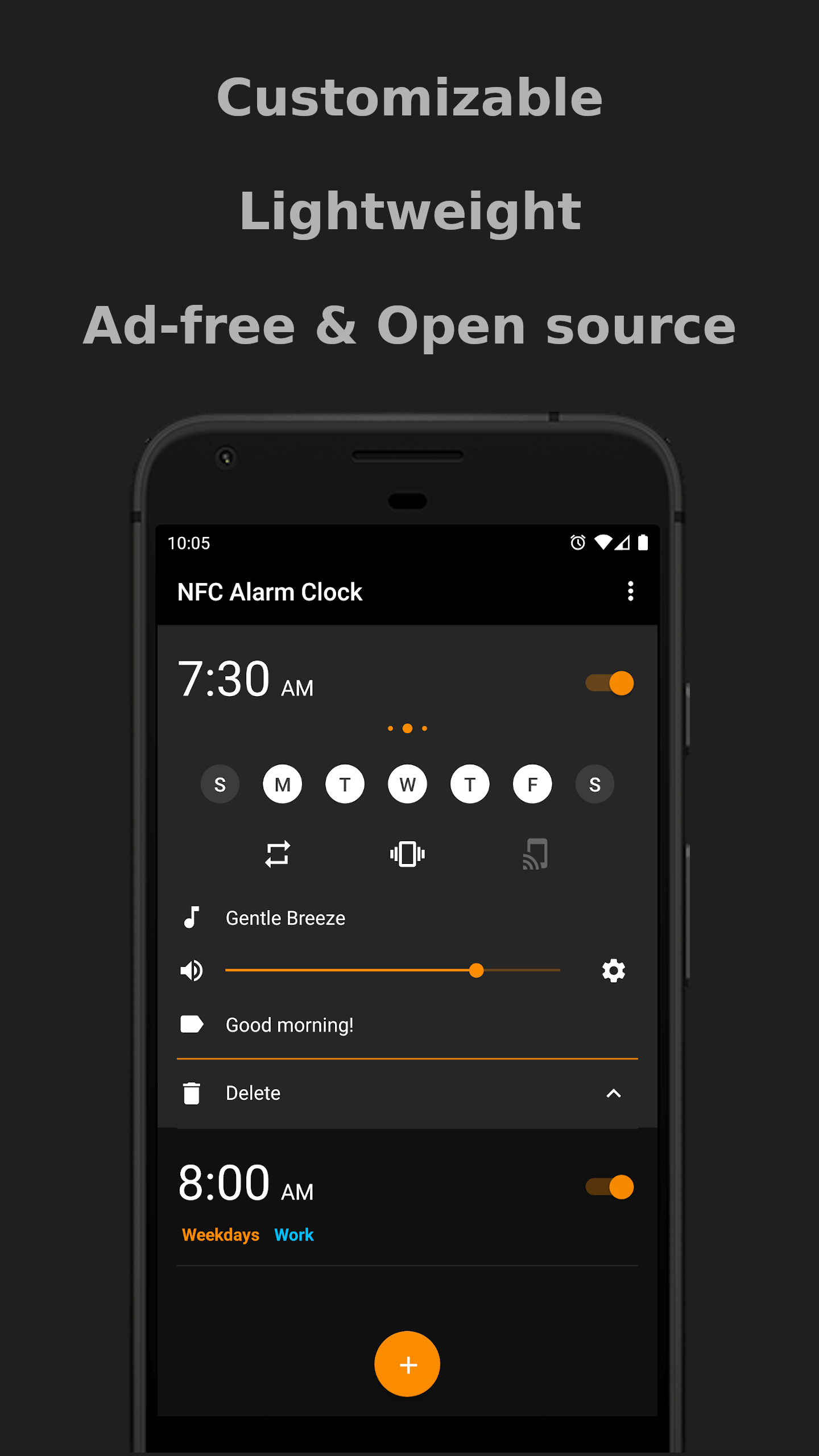 NFC Alarm Clock screenshot 1