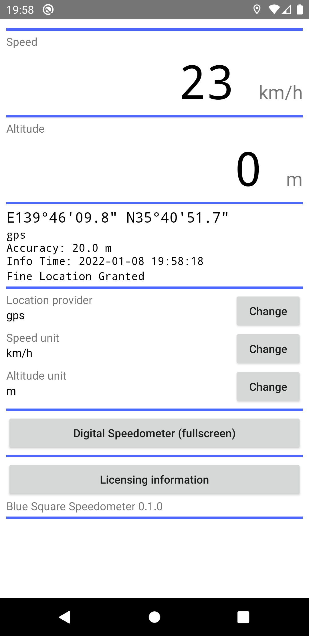 Stateful Speedometer screenshot 1
