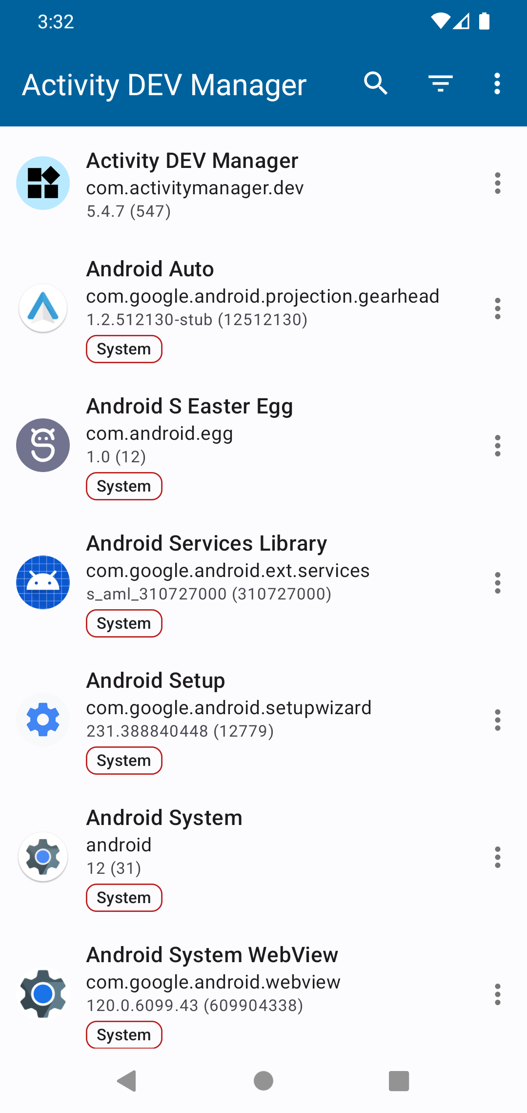 Activity Manager screenshot 1