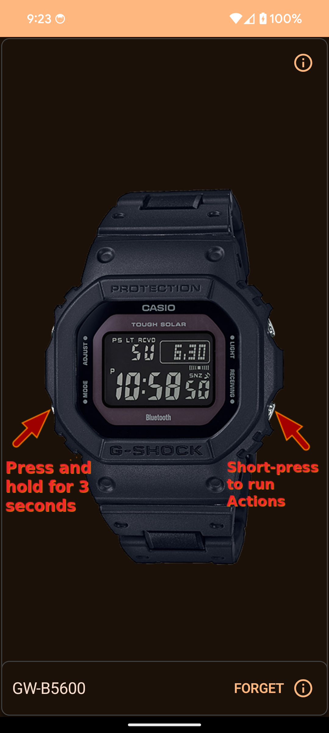 Casio G-Shock Smart Sync screenshot 9