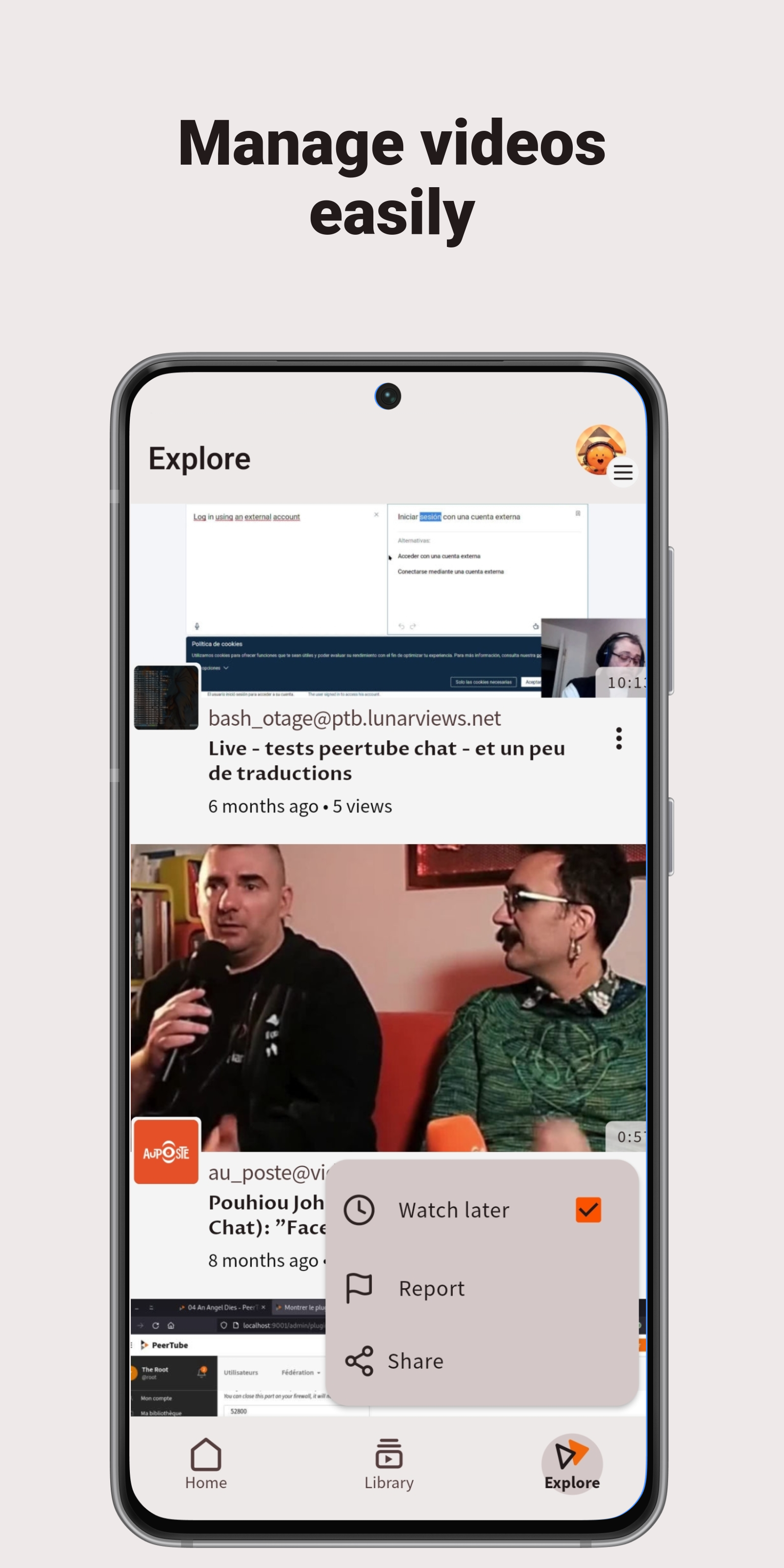 PeerTube screenshot 9