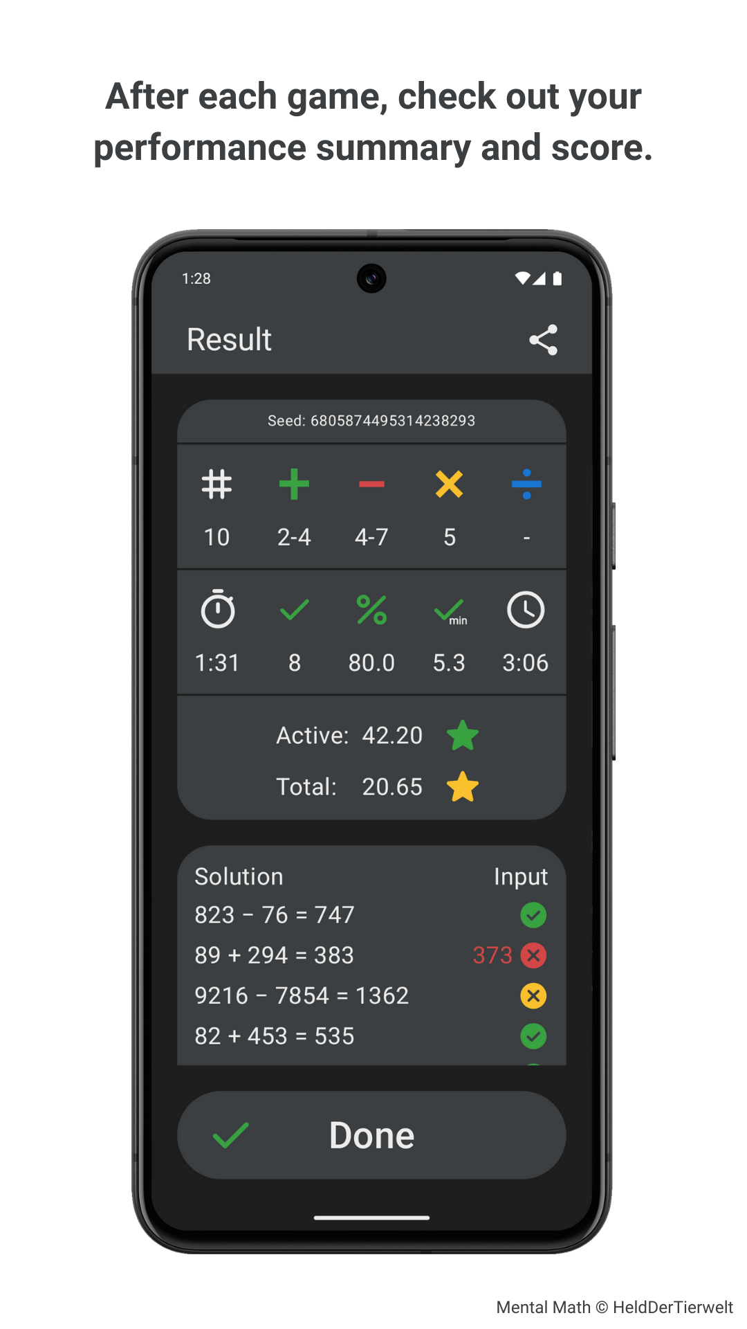 Mental Math screenshot 5
