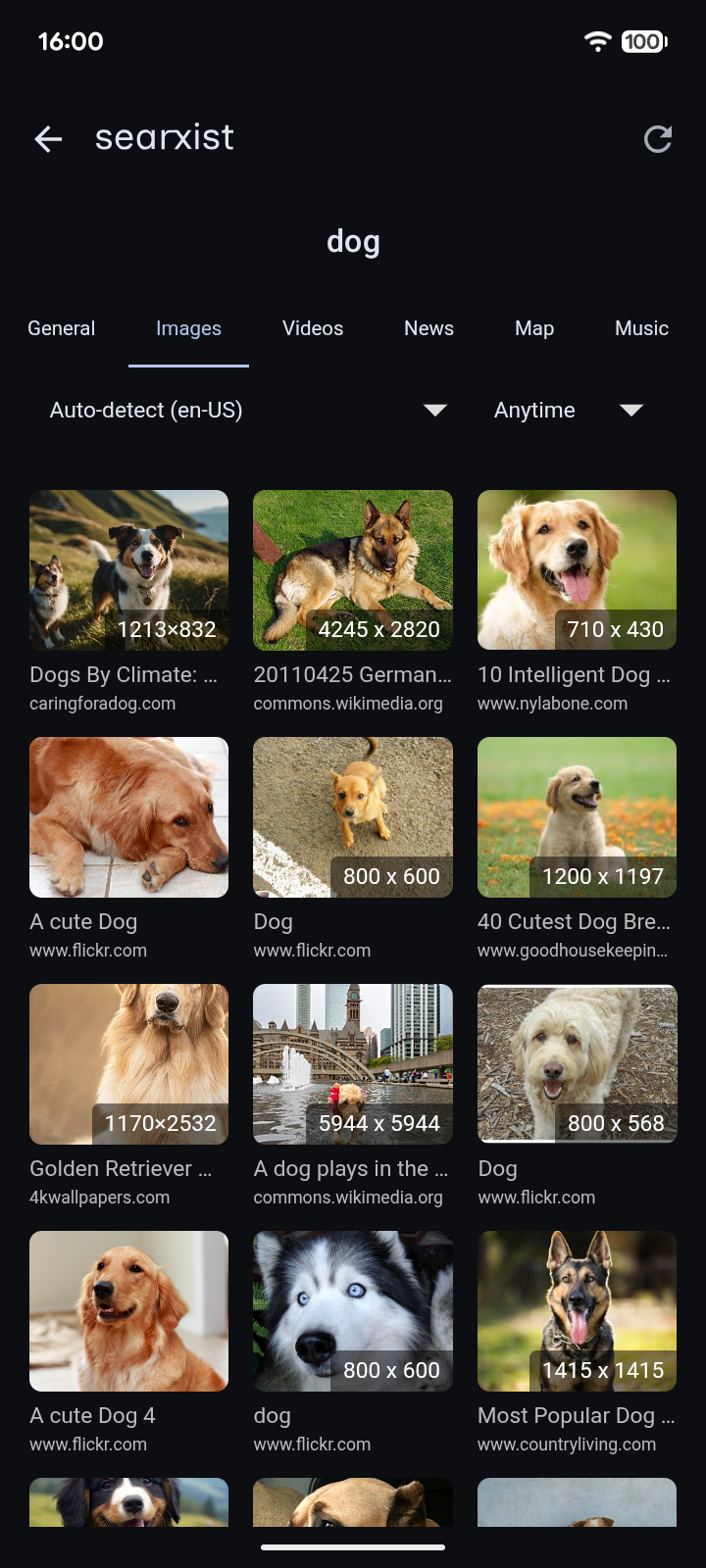 searxist screenshot 5