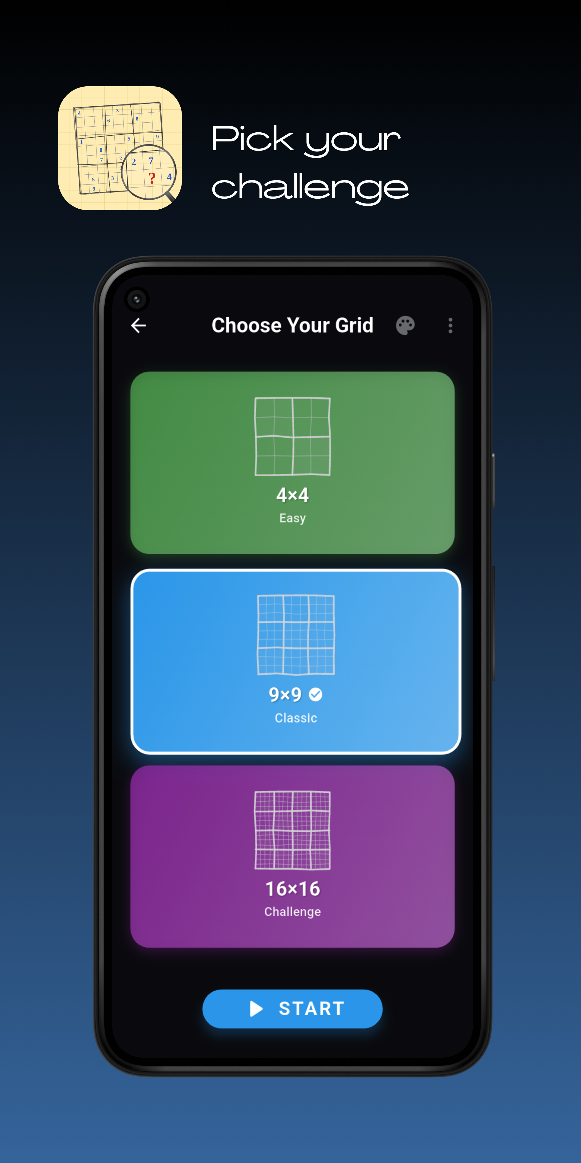 Sudaku - Pattern-driven sudoku screenshot 1