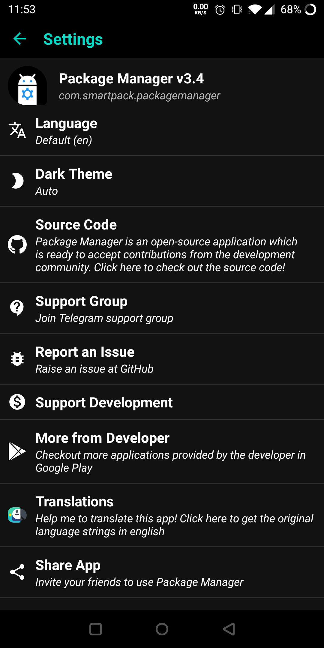 Package Manager screenshot 20
