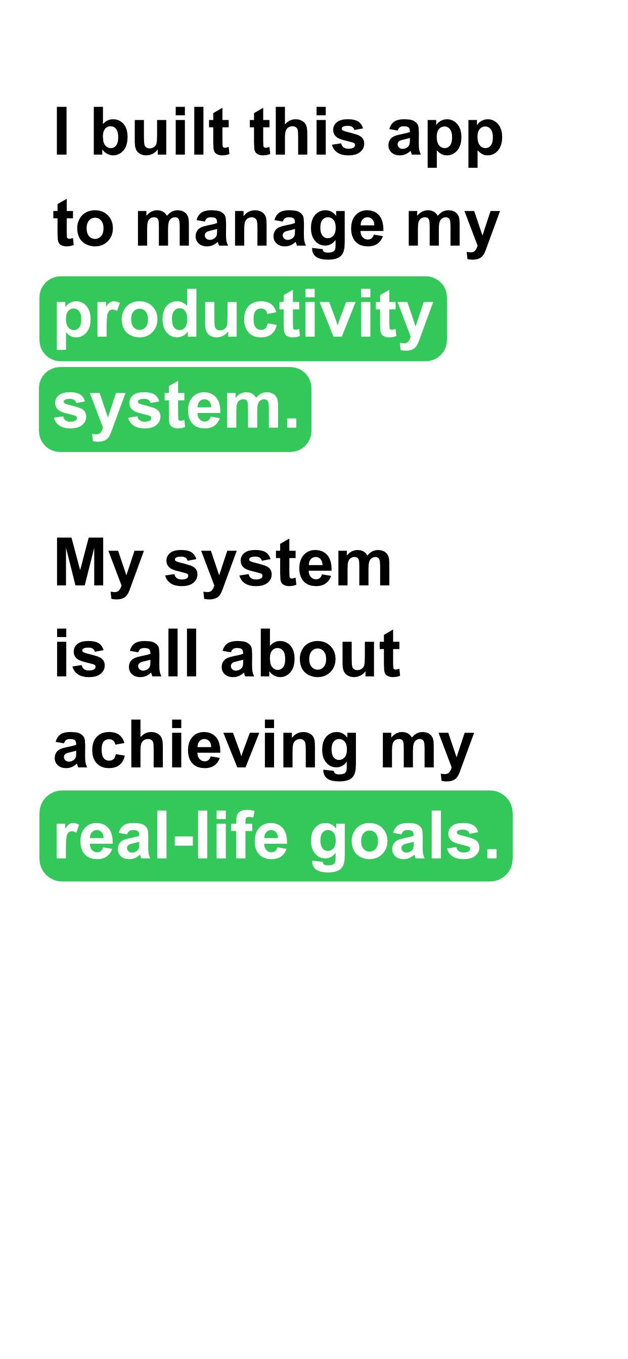 Productivity System - timeto.me screenshot 1