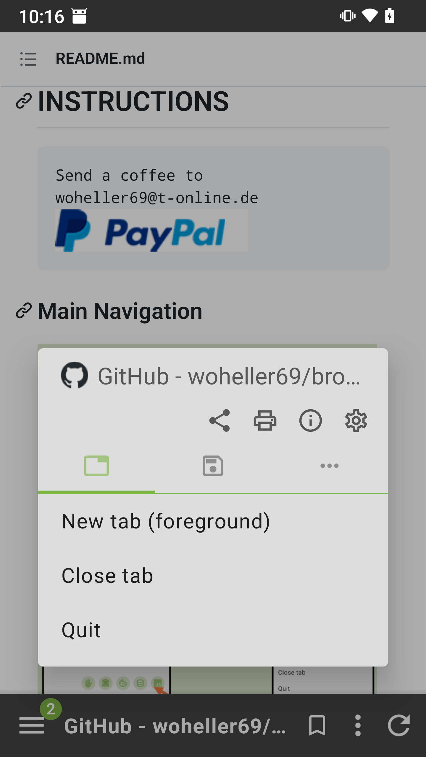FREE Browser screenshot 4