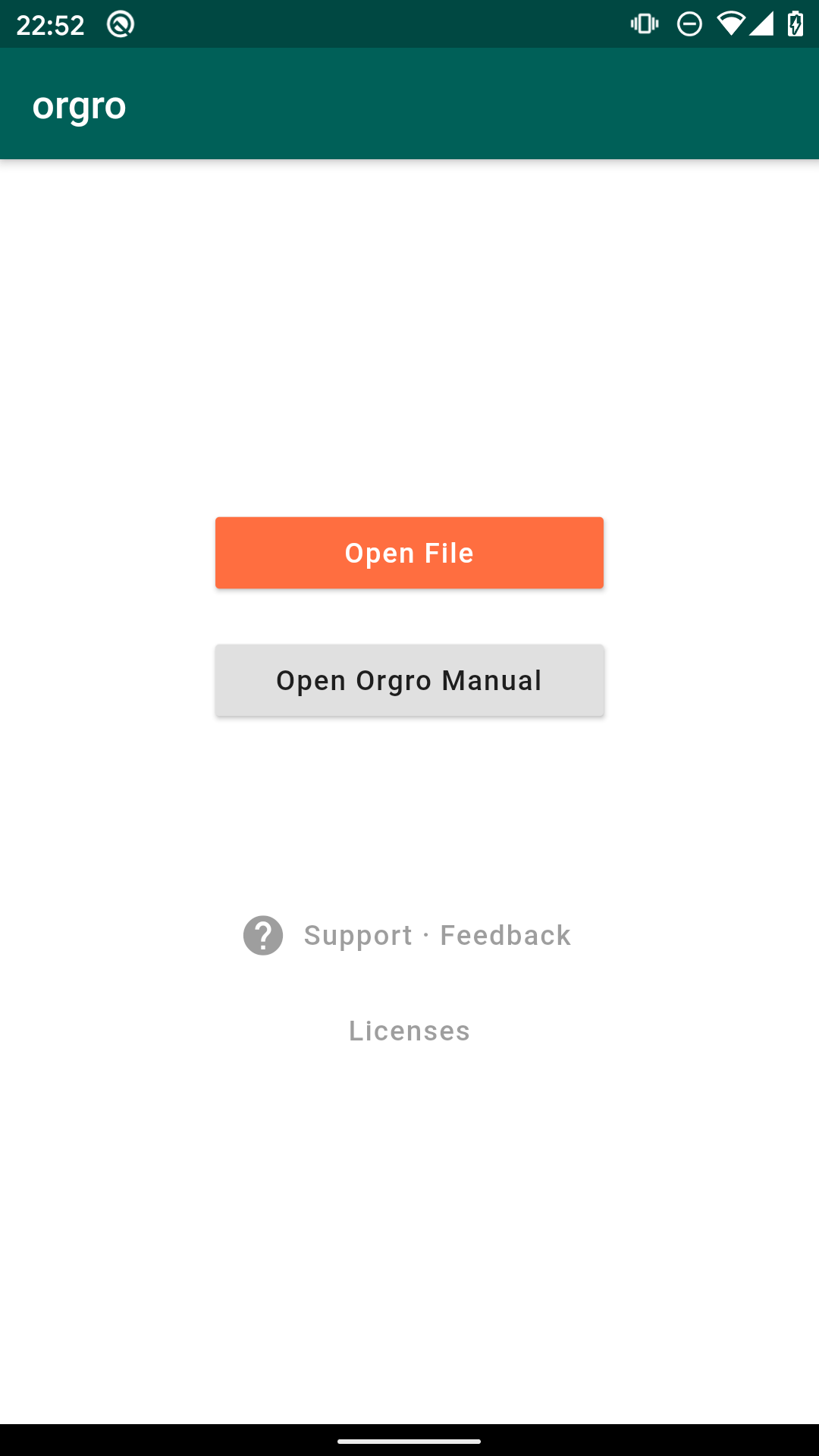 Orgro screenshot 1