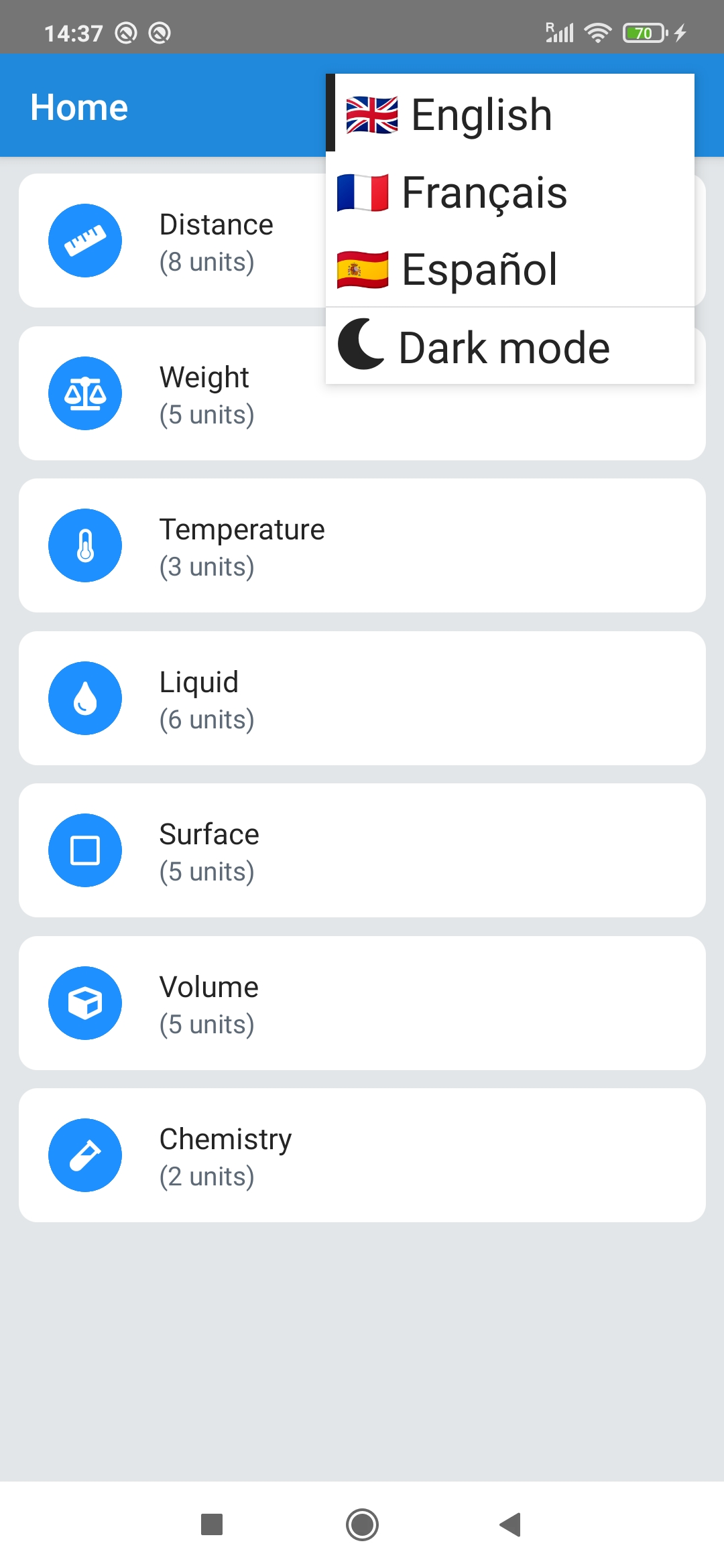 UnitsTool screenshot 2