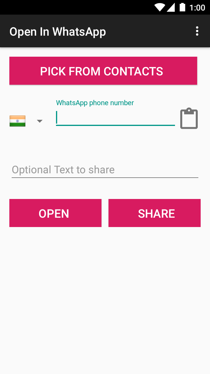 Open In WhatsApp screenshot 1