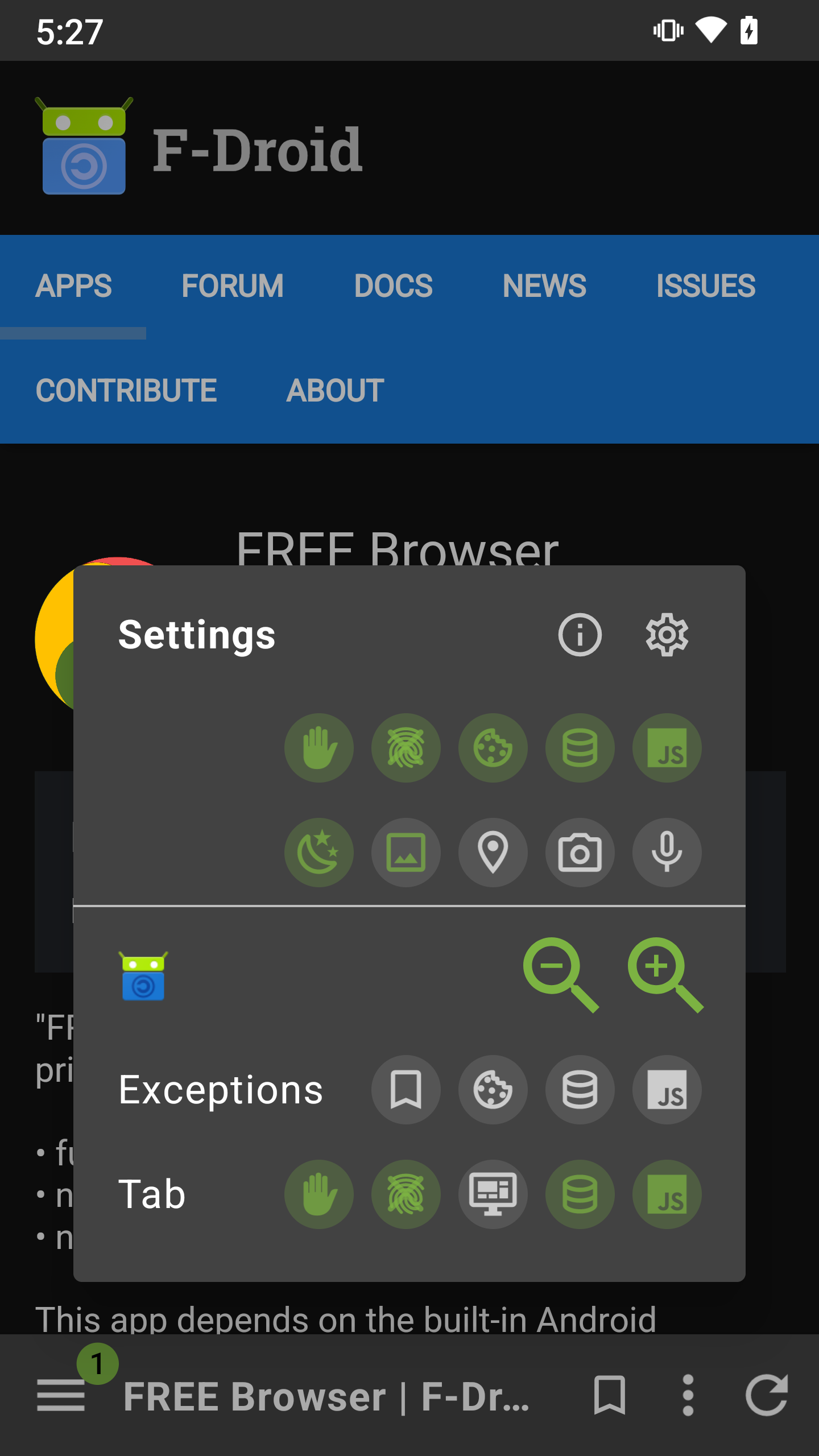 FREE Browser screenshot 5