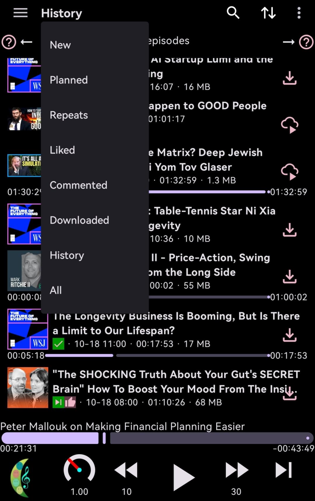 Podcini.X - Podcast instrument screenshot 9