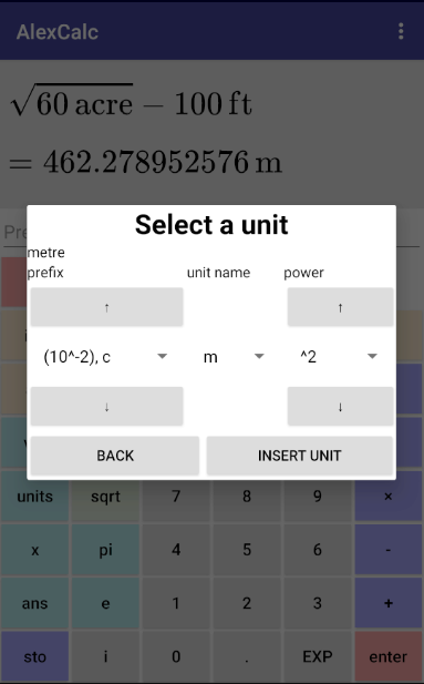 AlexCalc screenshot 7