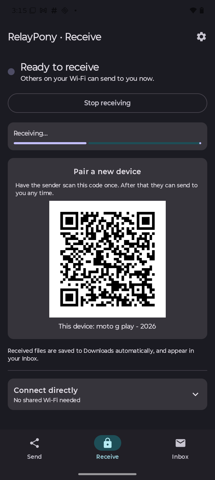 RelayPony screenshot 2