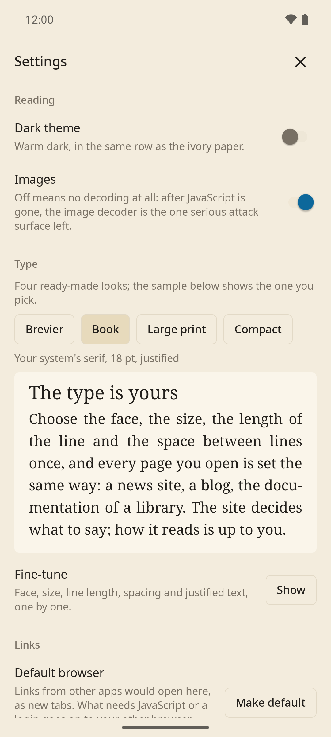 Brevier screenshot 5
