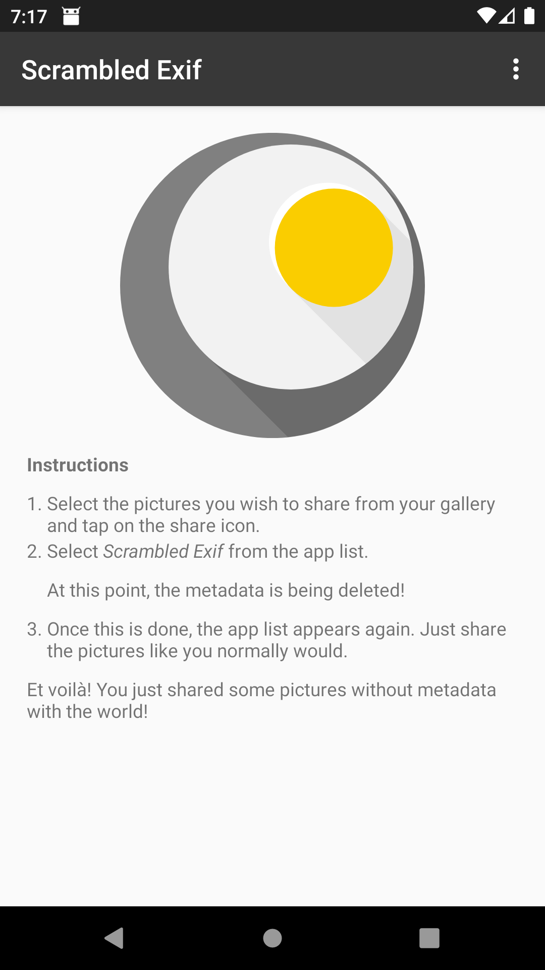 Scrambled Exif screenshot 2