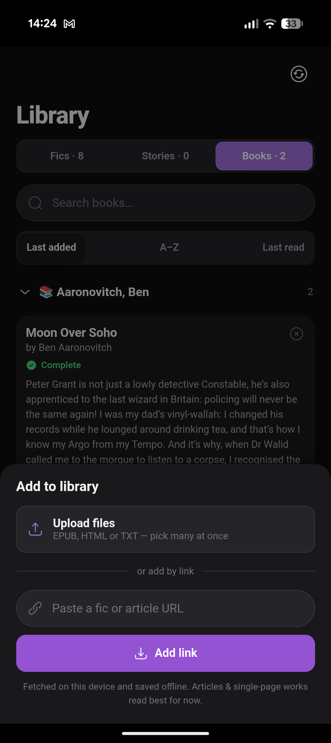 BookStash screenshot 2