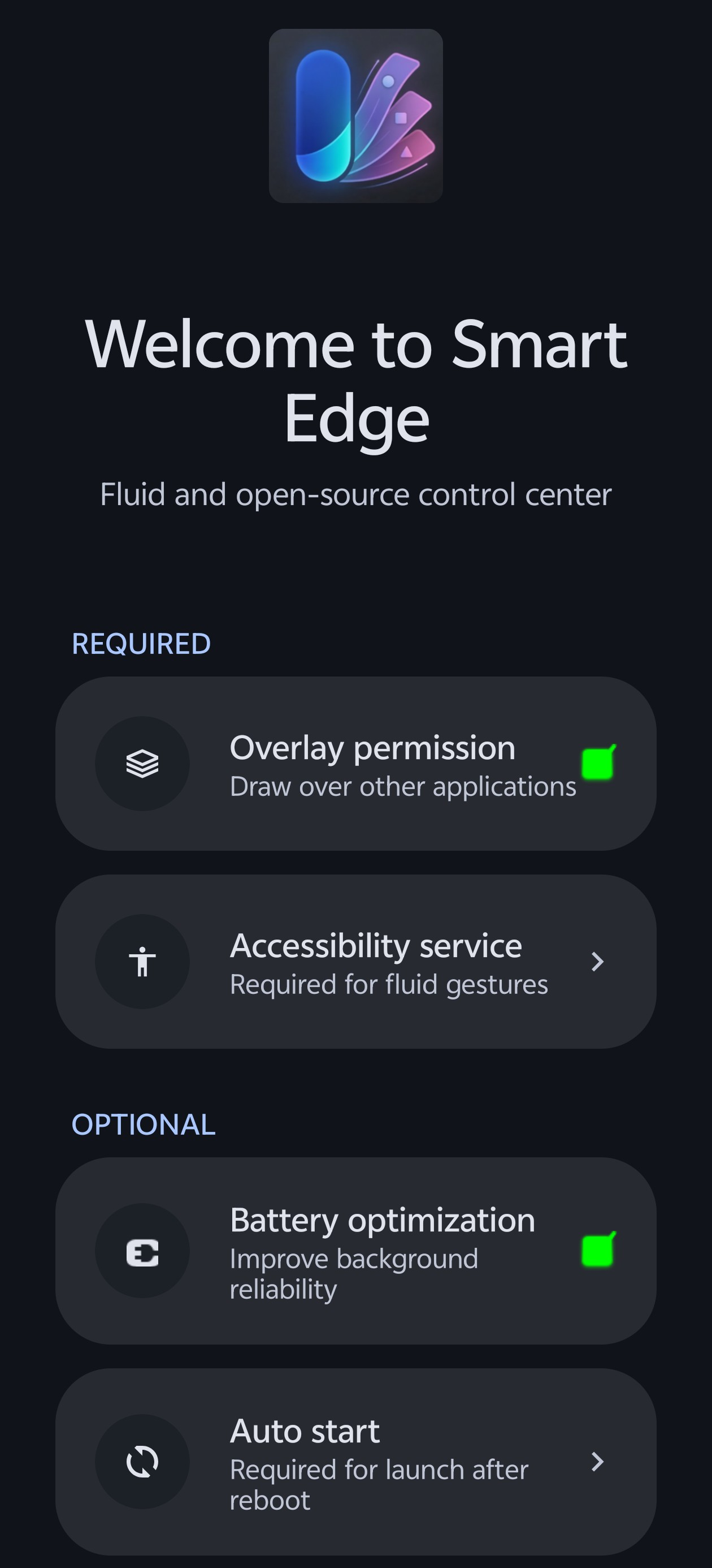 Smart Edge: Sidebar & Gestures screenshot 1