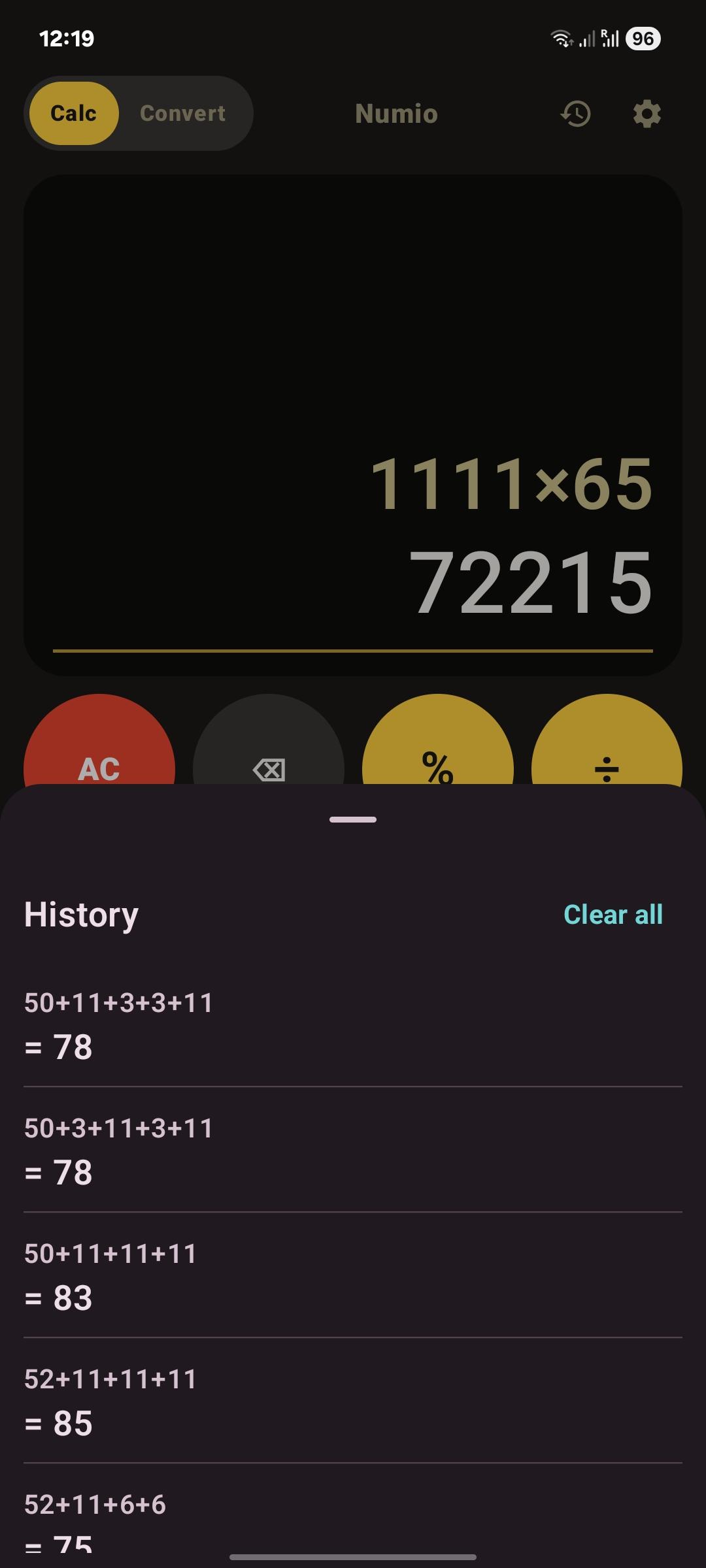 Numio Calculator screenshot 3