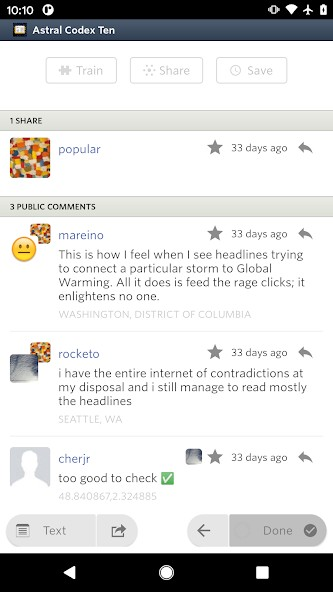 NewsBlur - News reader screenshot 13