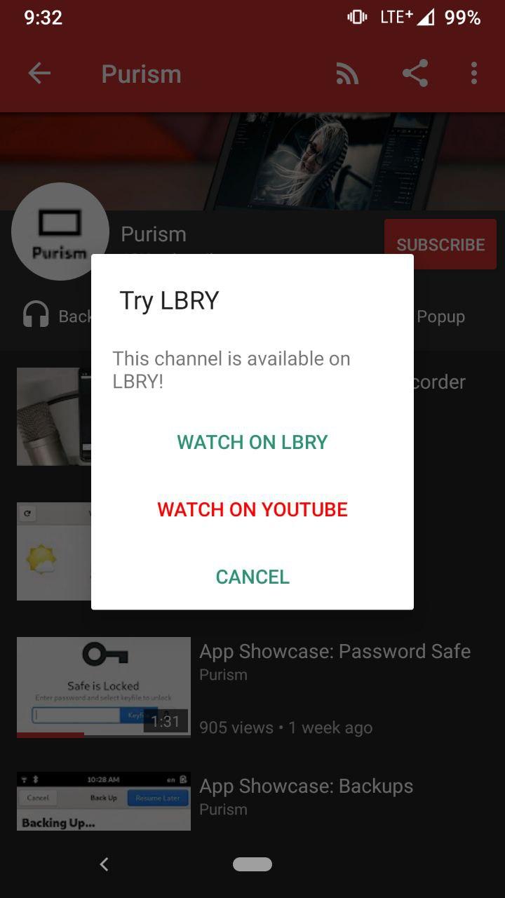 Try LBRY screenshot 2