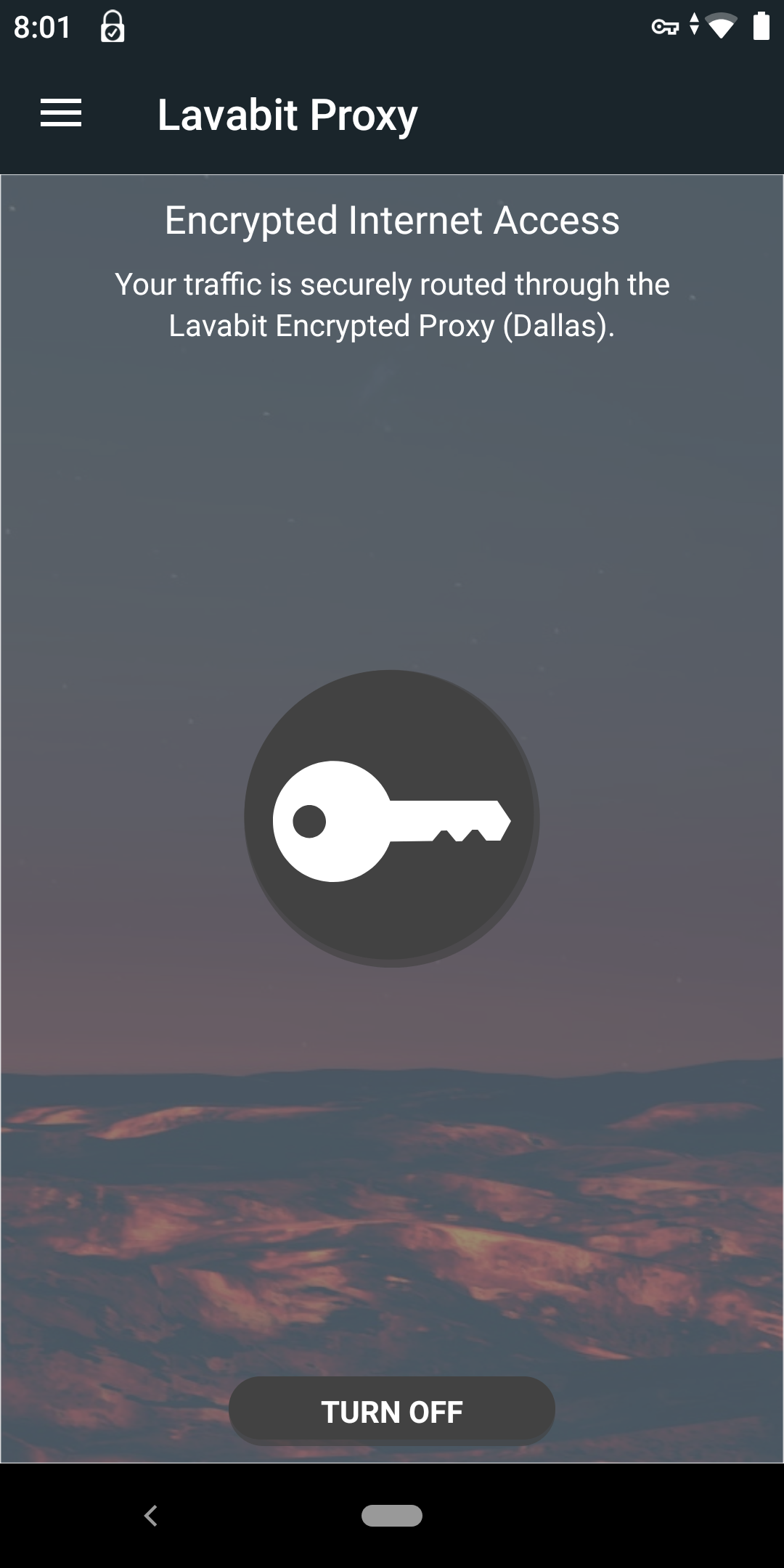 Lavabit Encrypted Proxy screenshot 3