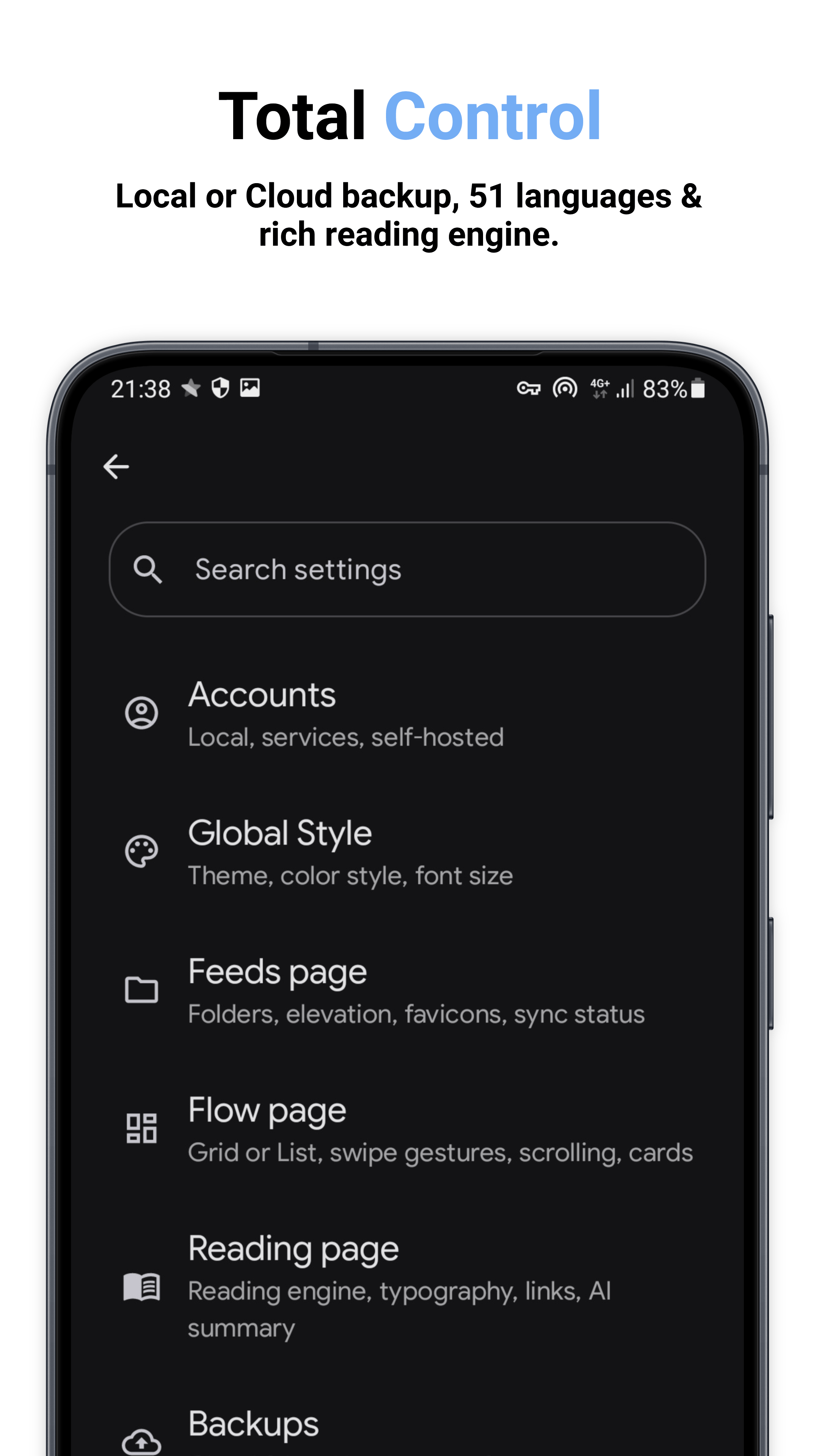 Feedora screenshot 5