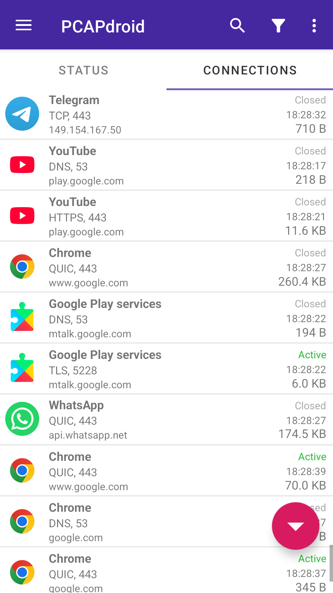 PCAPdroid screenshot 4