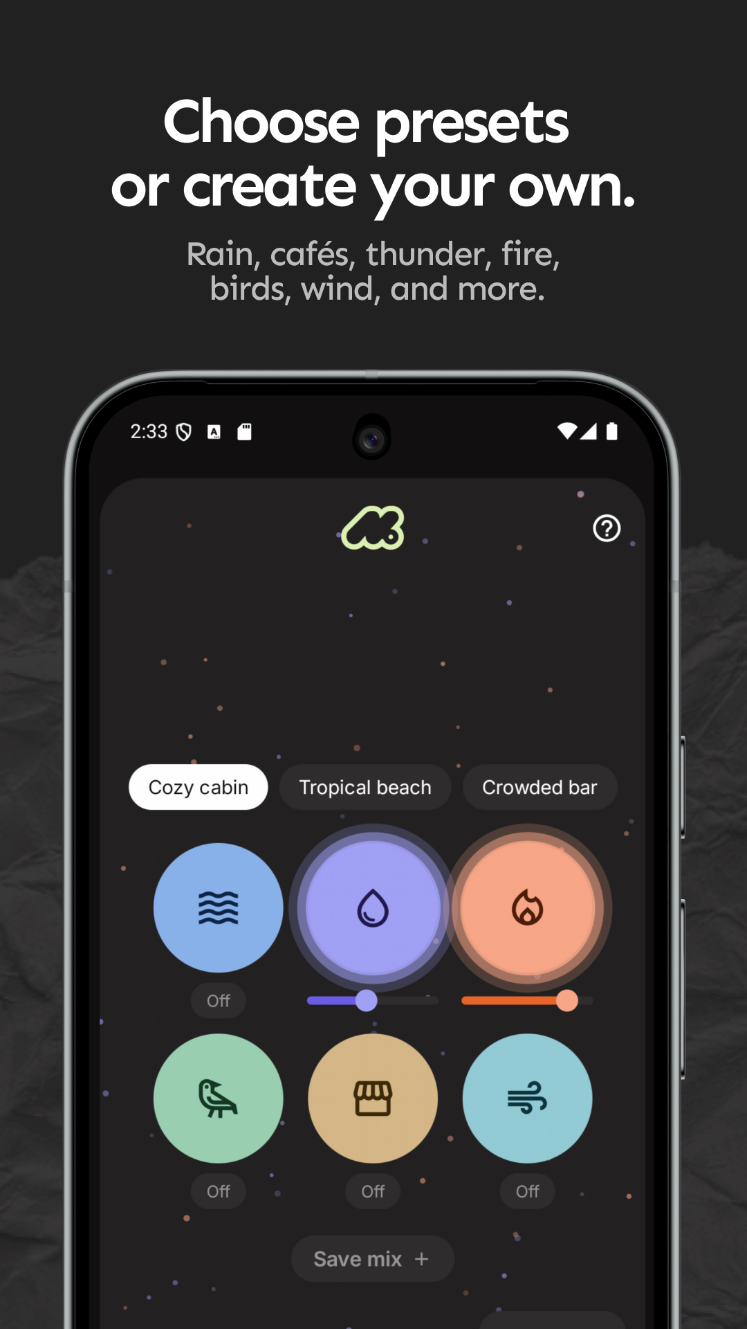 Metiq: noise & ambient sounds screenshot 6