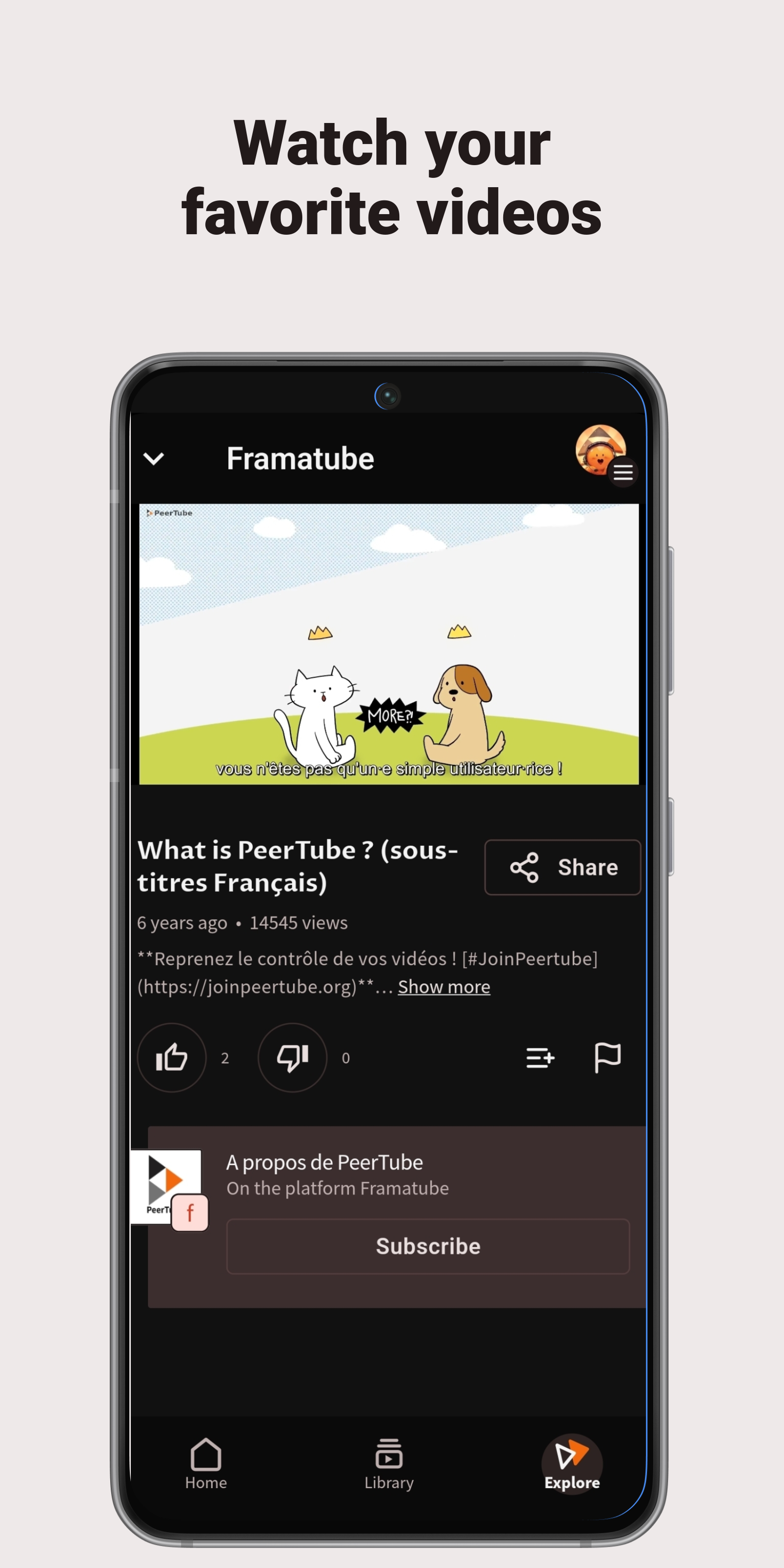 PeerTube screenshot 7