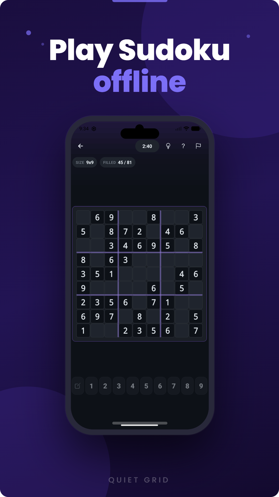 Quiet Grid screenshot 1