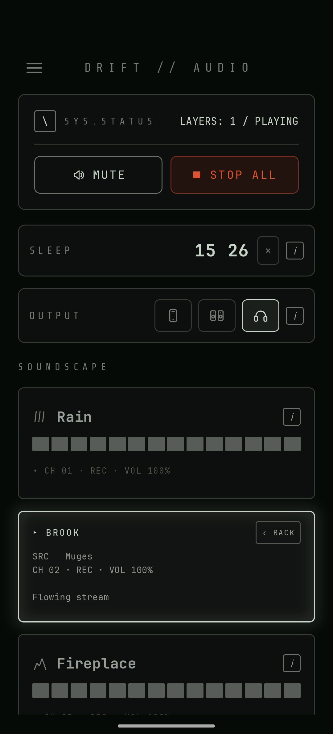 Drift // Audio screenshot 2