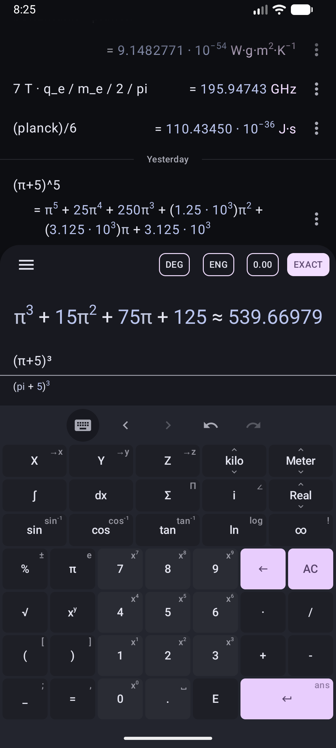 Qalculate! screenshot 2