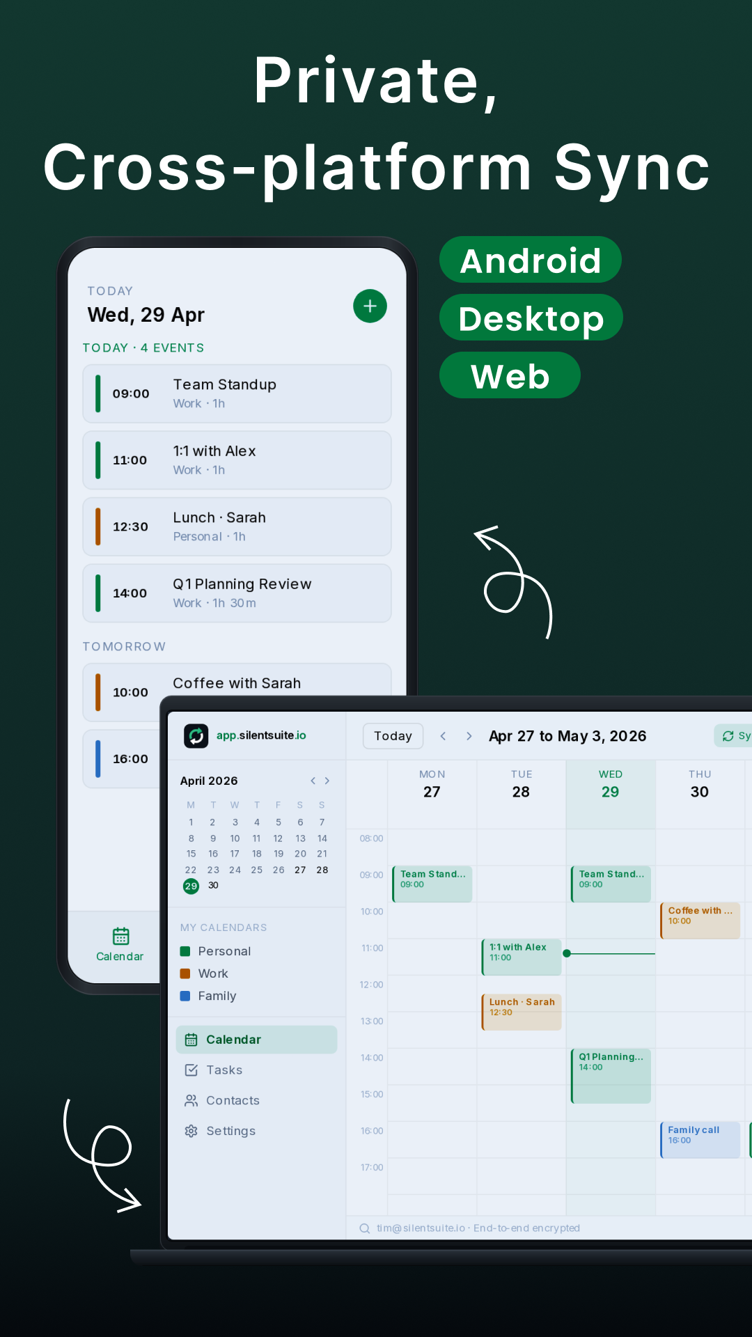 SilentSuite - Secure Data Sync screenshot 2
