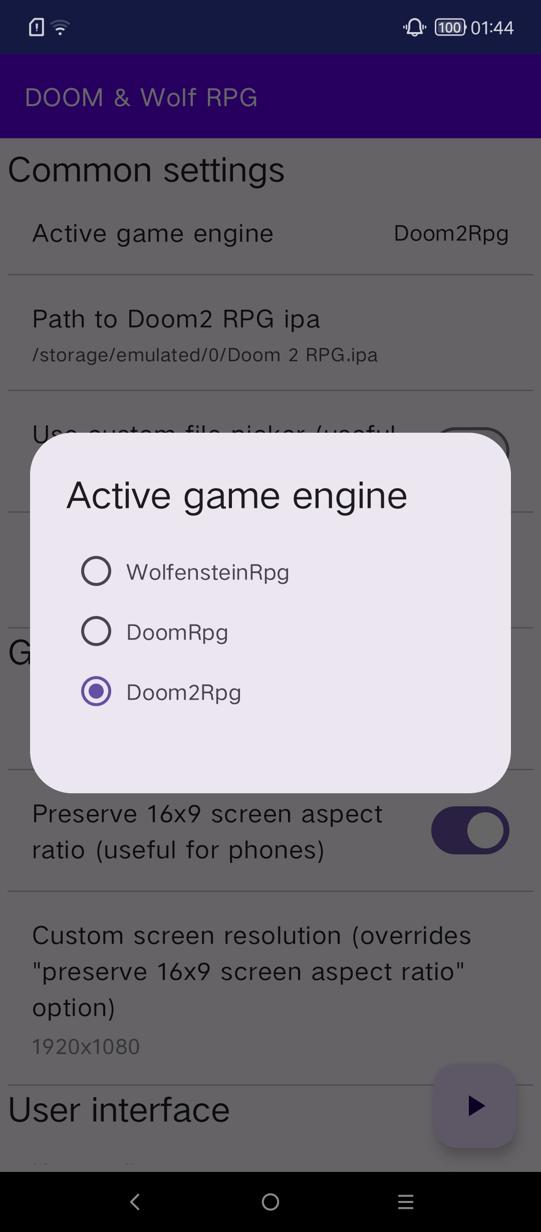 DOOM & Wolfenstein RPG screenshot 1