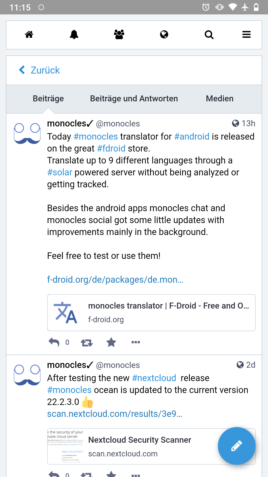 monocles social screenshot 1