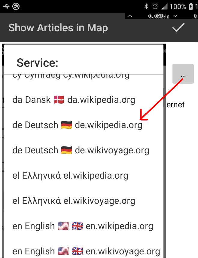 Show Articles in Map screenshot 4